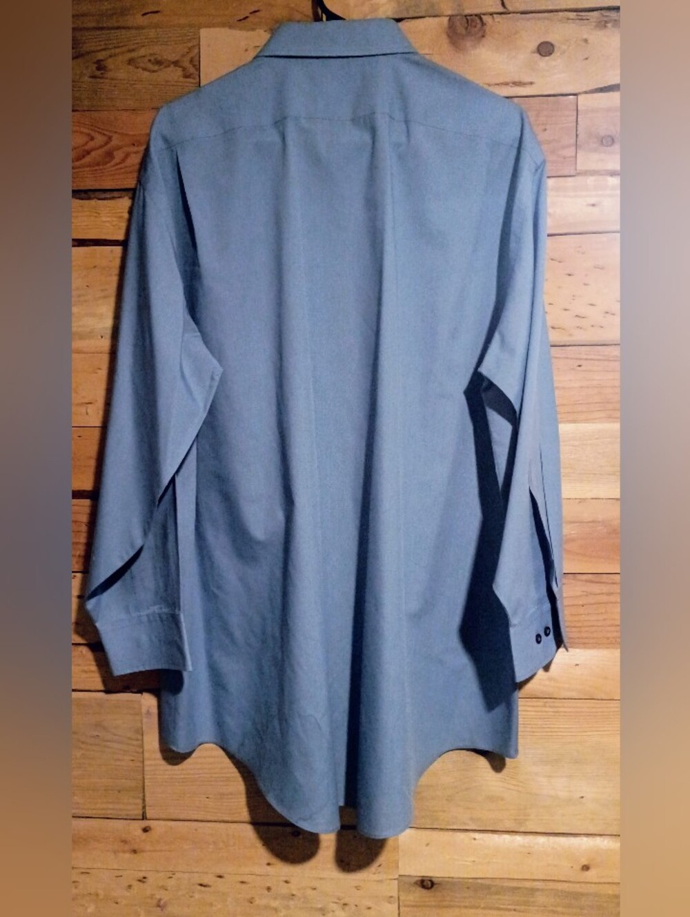 Vintage Mens Light Blue Dress Shirt By TownCraft - Picture 2 of 5